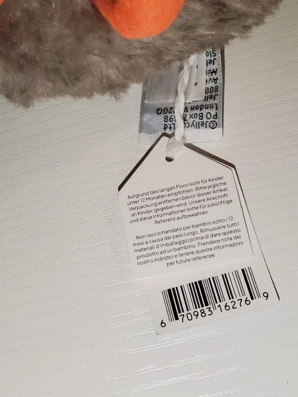 Jellycat Plush Heccaty Hootnightly Owl OWL3W with Tags - Picture 4 of 5
